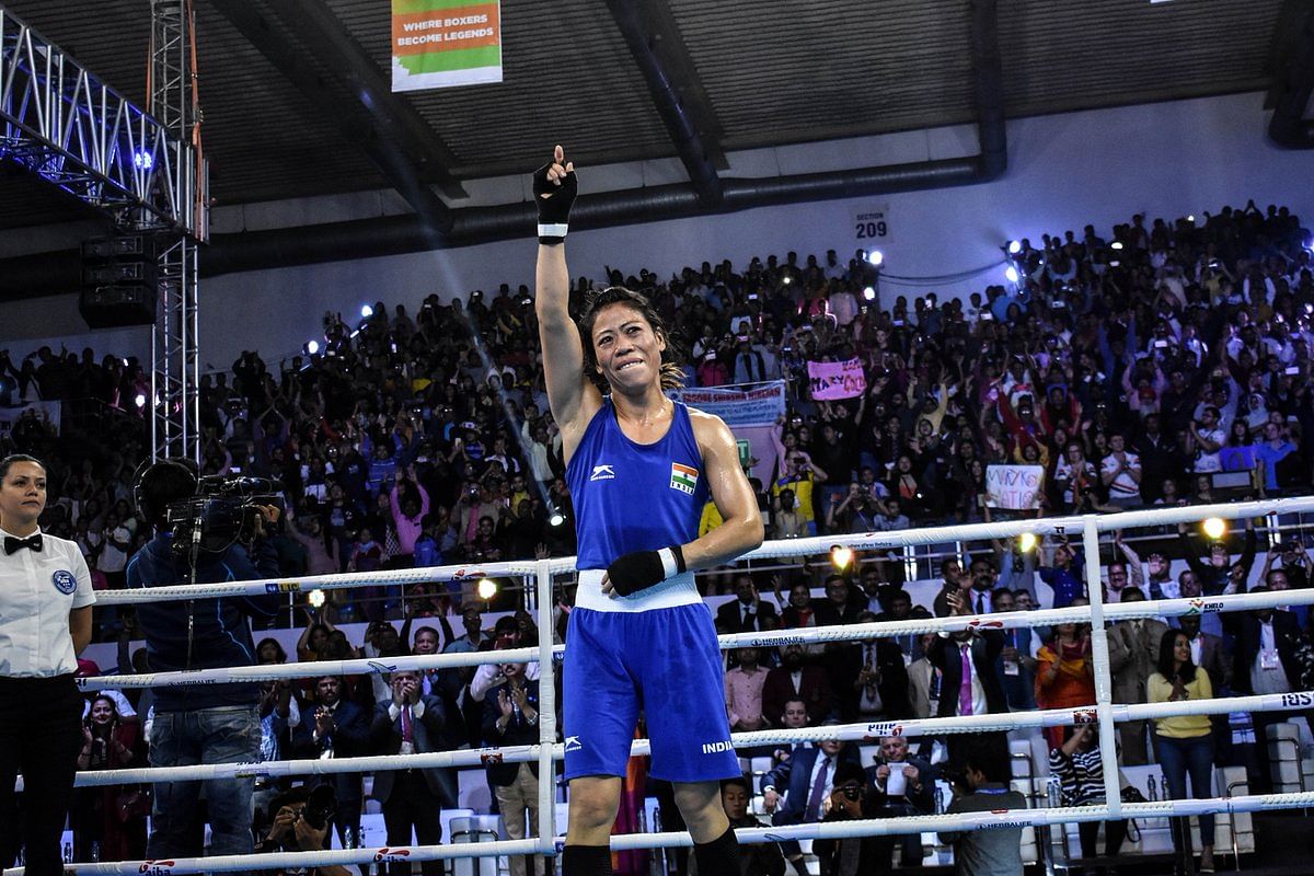 The Indian legend becomes the first female boxer – and only the second pugilist ever – to win six world titles.