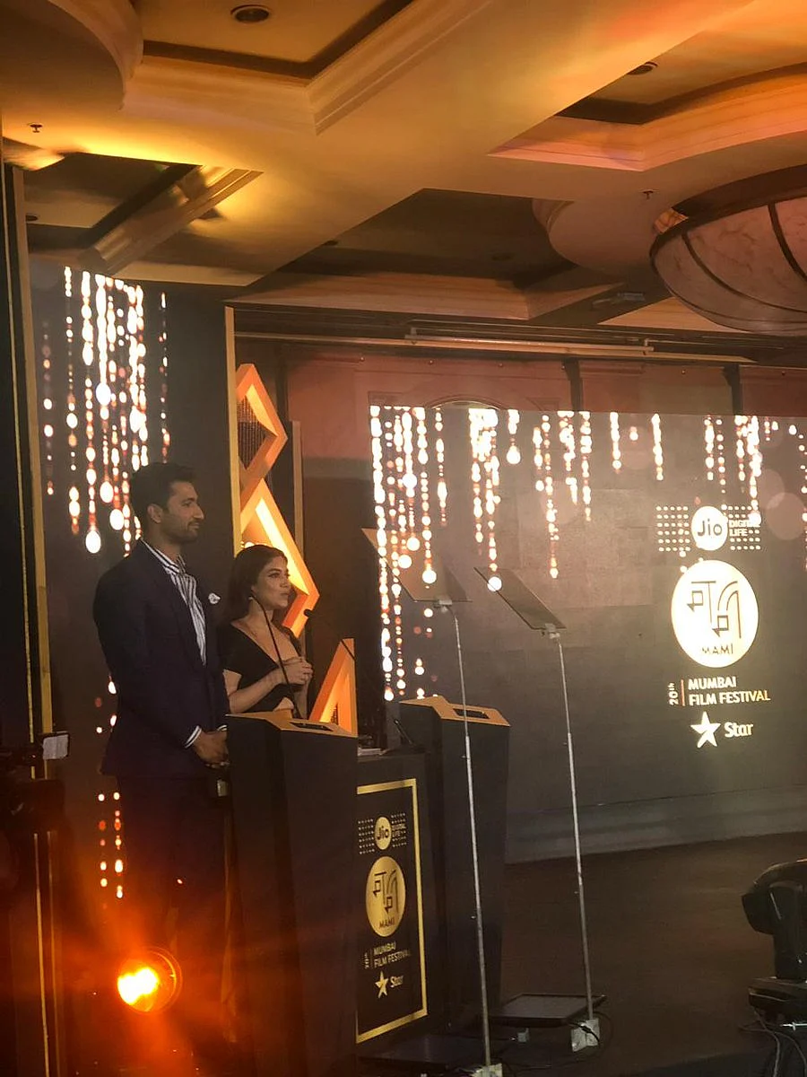 Bhumi Pednekar and Vicky Kaushal hosting the closing ceremony