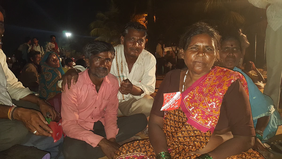 Gayabai Ingale with her family at Sion.
