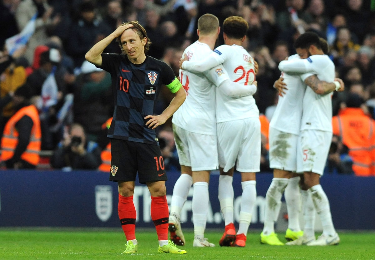 Harry Kane’s 85th-minute winner sees the Three Lions top Group A4 - and condemn Croatia to relegation - at Wembley.