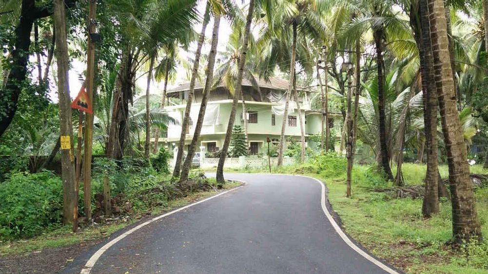 The narrow road that curves around the Arossim village in south Goa and terminates at the beach. One resort operates along this road, while two more are proposed to come up.
