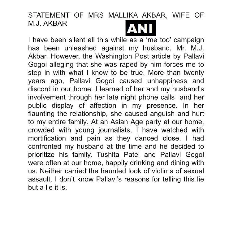 Relationship Based on Coercion Not Consent: Gogoi on MJ Akbar