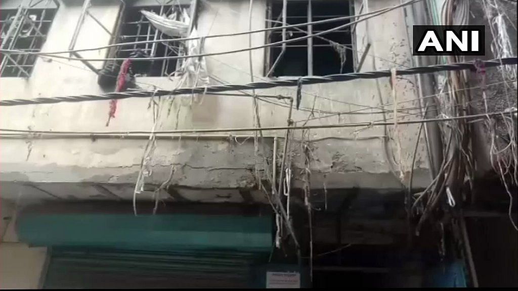 Photo of the factory in Karol Bagh where 4 were killed.