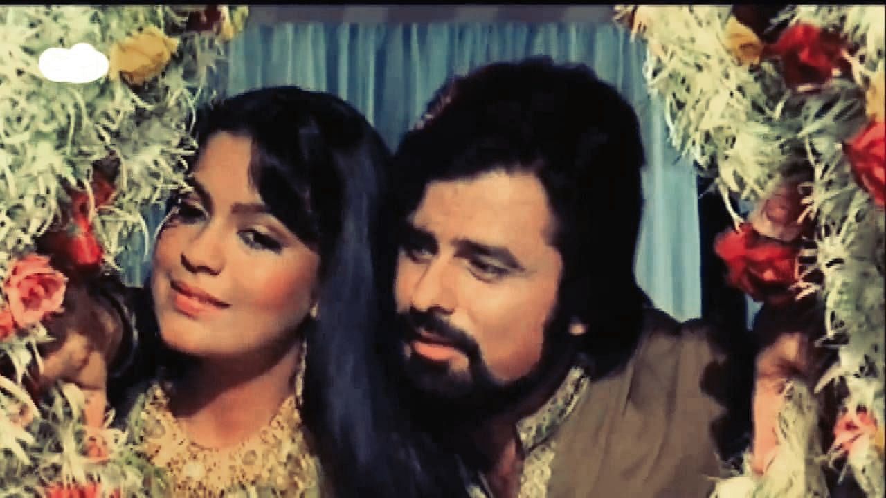 Sanjay Khan and Zeenat Aman in <i>Abdullah.</i>
