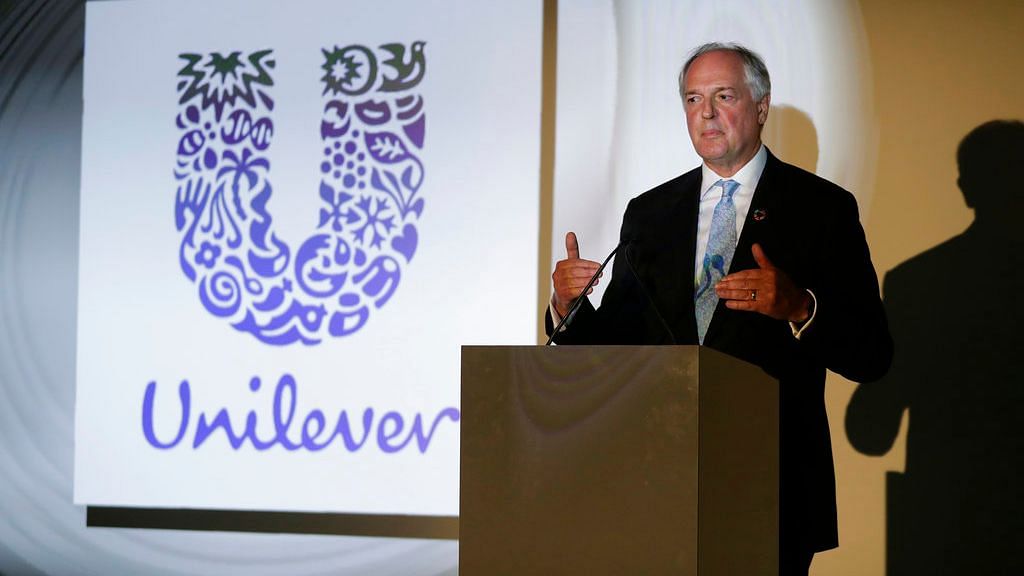 A file photo of Unilever CEO Paul Polman in London.
