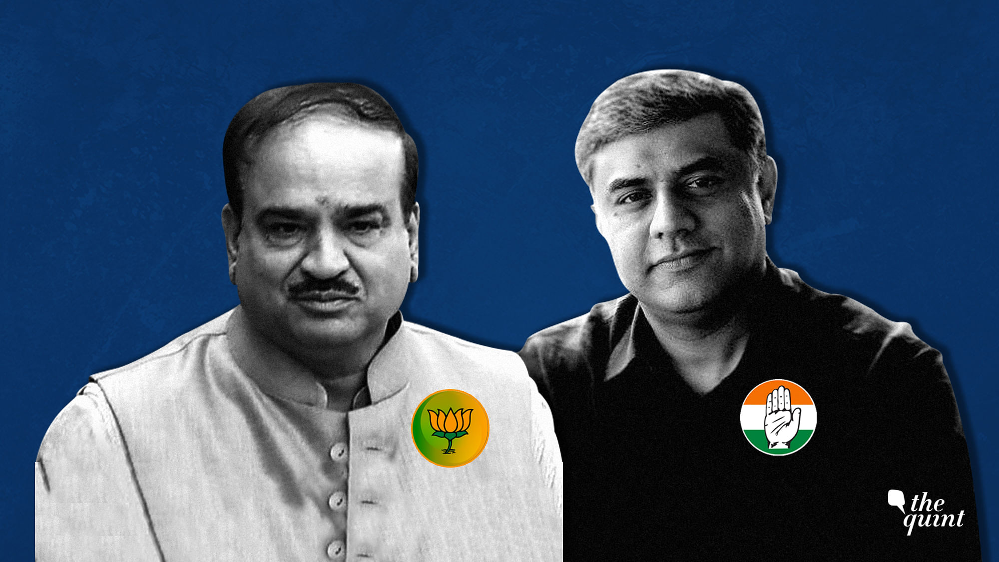 Image comprising Late Ananth Kumar (L) and Rajeev Gowda (R) used for representational purposes.