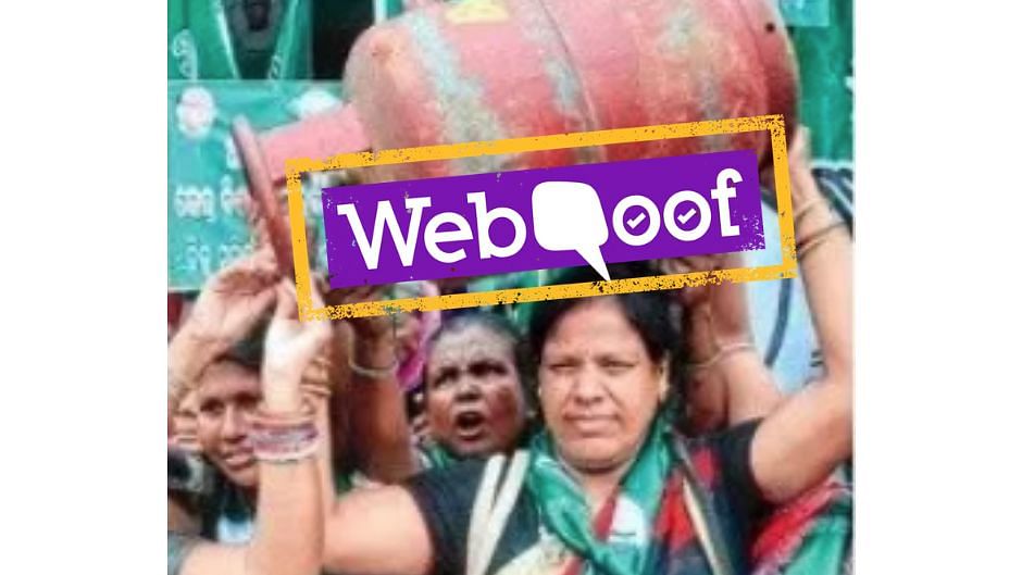 Orissa Image Falsely Claims Women in Kerala Upset Over LPG Hike