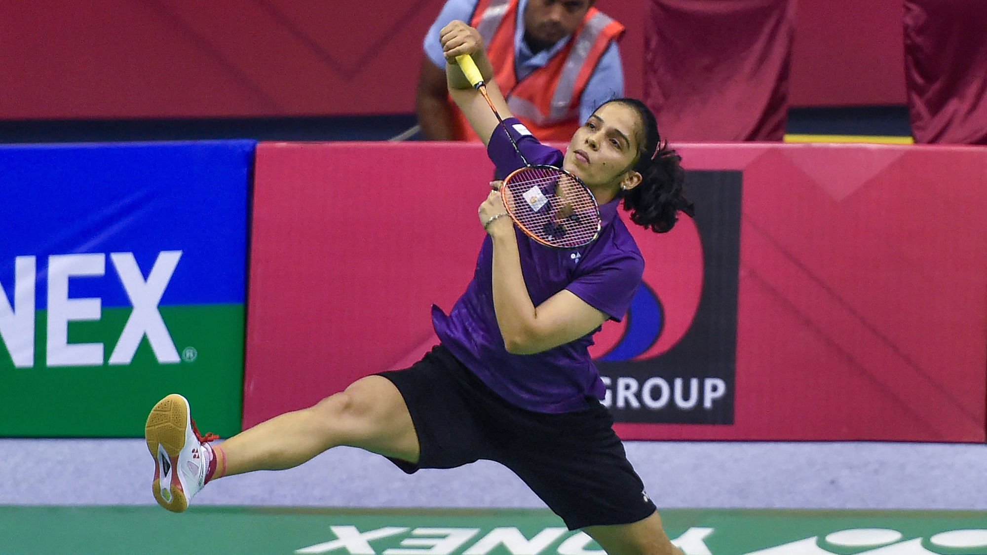 Saina Nehwal lost 18-21, 8-21 to Han Yue of China in the women’s singles final of the Syed Modi International Championships.