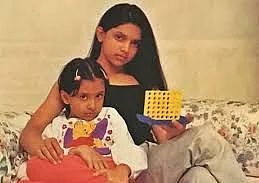 Deepika Padukone with her sister - Anisha Padukone.