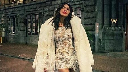 Priyanka Chopra took to Instagram to post a picture titled #BacheloretteVibes.