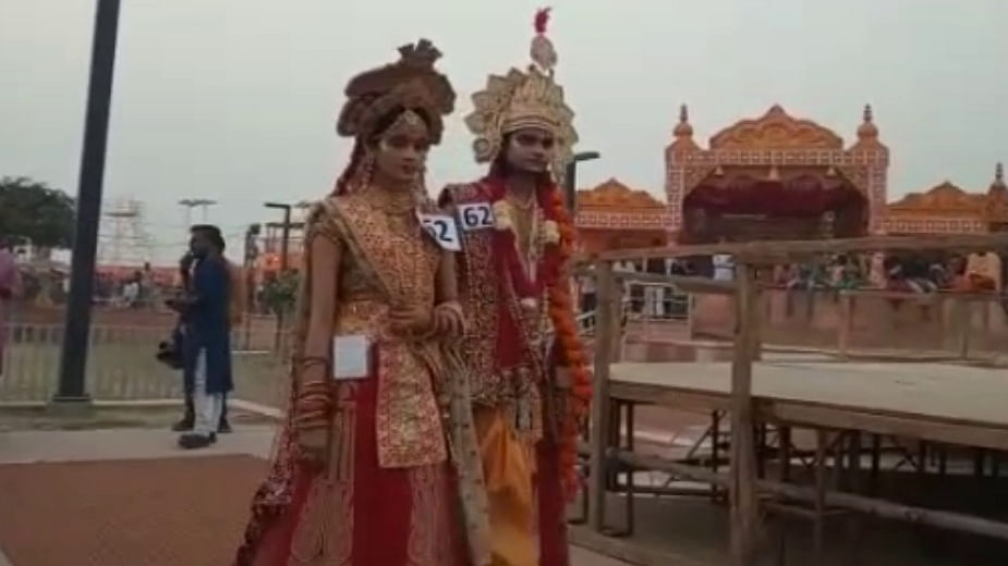 Hundreds auditioned for playing Ram and Sita in Ayoudhya for Diwali celebrations