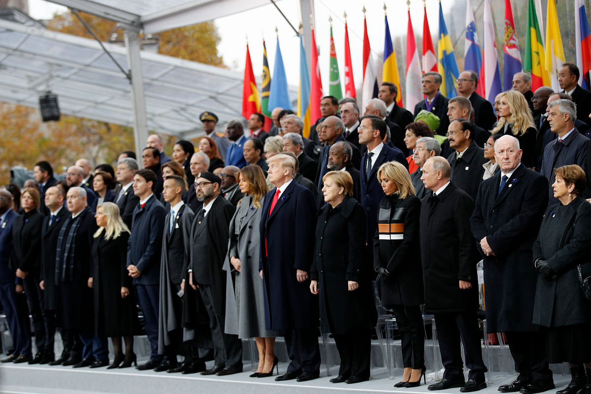 World Leaders Gather in Paris a Century After WWI Armistice