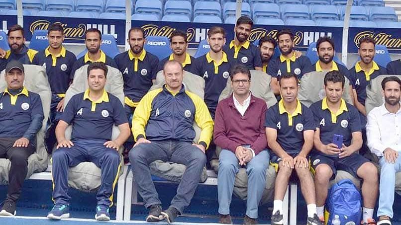 File picture of the Real Kashmir FC team.