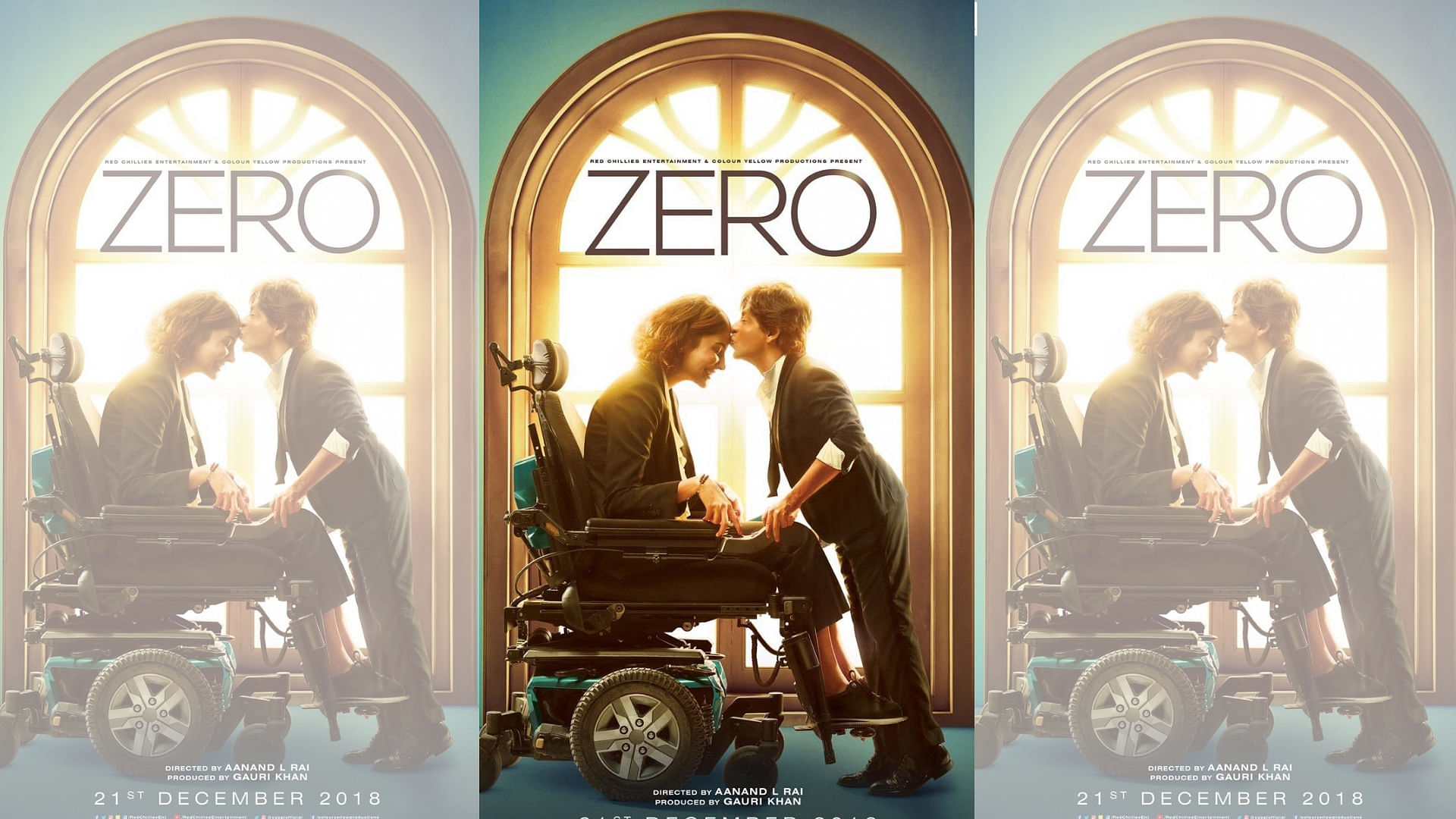 <i>Zero </i>stars Shah Rukh Khan and Anushka Sharma.