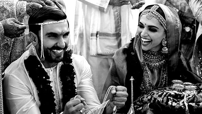 Ranveer and Deepika tie the knot at Lake Como.