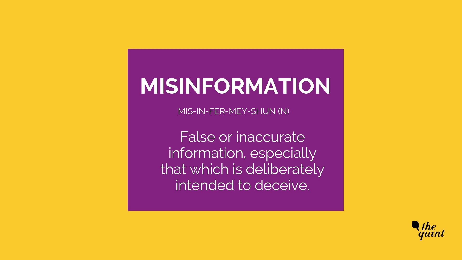 Dictionary.Com Chooses ‘Misinformation’ As Word Of The Year