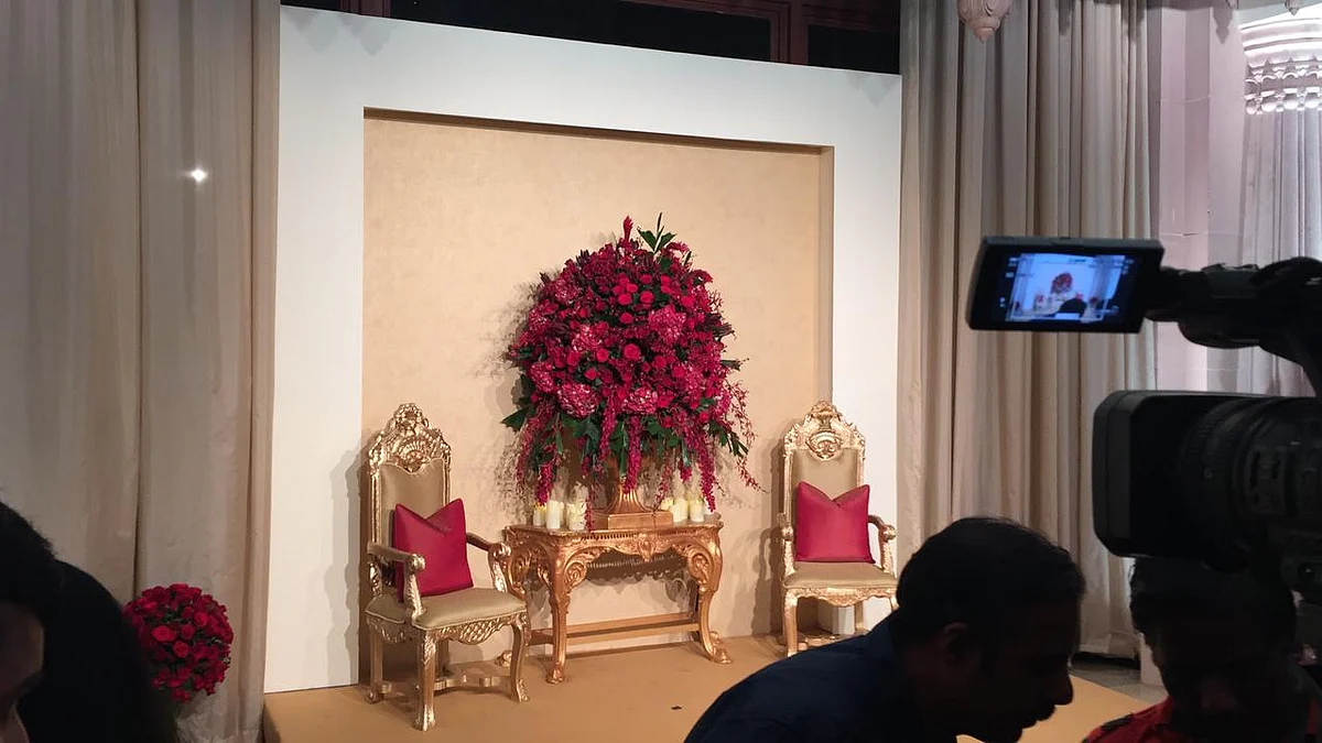 Here’s where the couple is expected to receive guests.