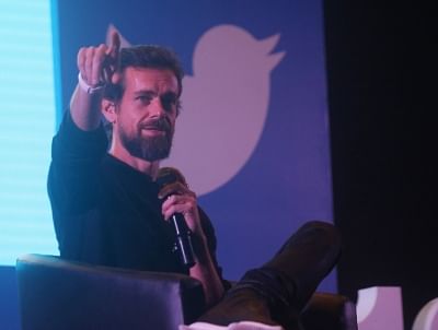 New Delhi: Twitter Co-founder and CEO Jack Dorsey addresses the students of IIT Delhi at the launch of a "youth initiative" on Nov 12, 2018. (Photo: IANS)