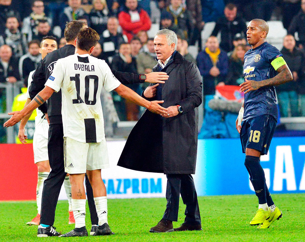 After listening to taunts from the Juventus crowd for 90 minutes, Mourinho couldn’t help but pay them back in kind.