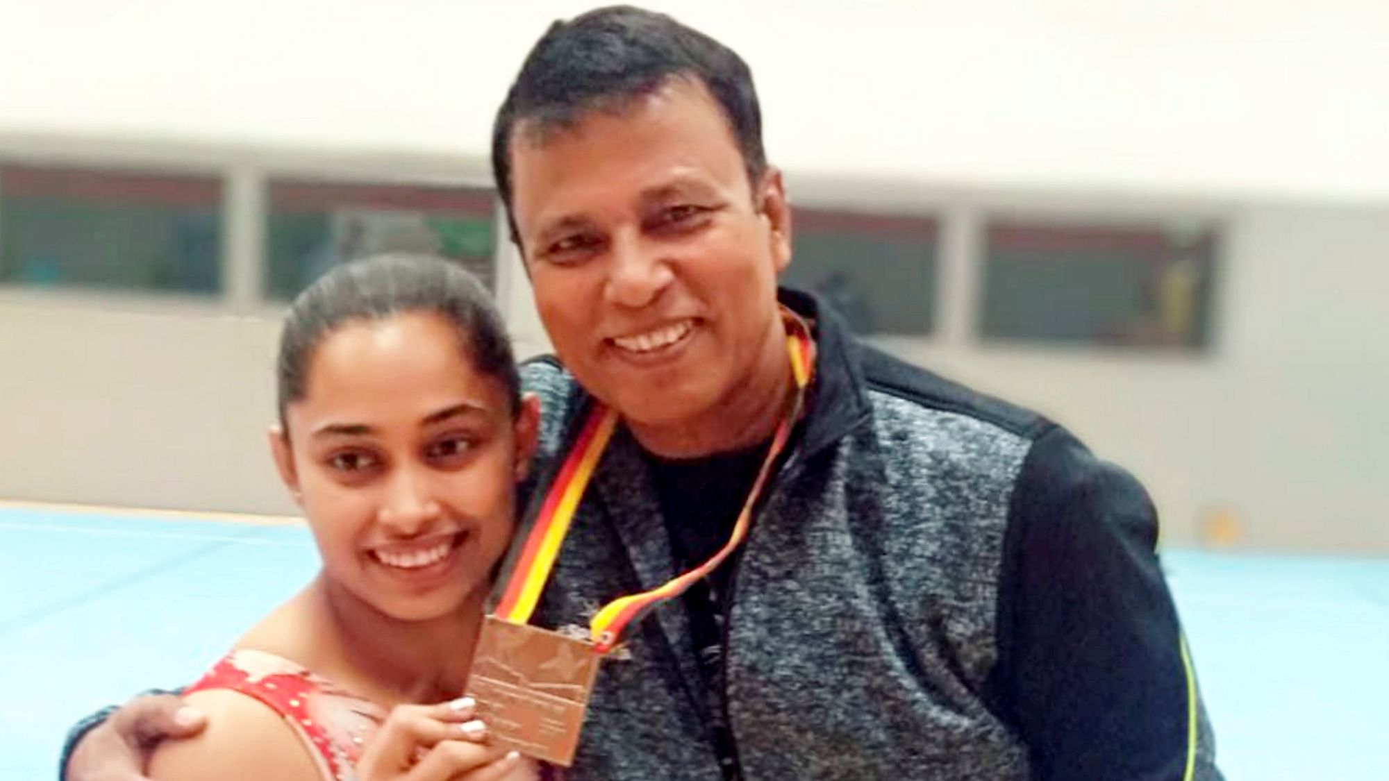 Dipa Karmakar won a bronze medal at the Artistic Gymnastics World Cup in Cottbus, Germany.