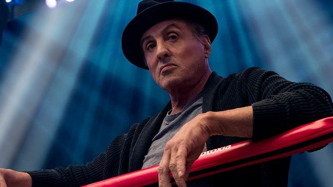 Sylvestor Stallone in a still from <i>Creed 2</i>.