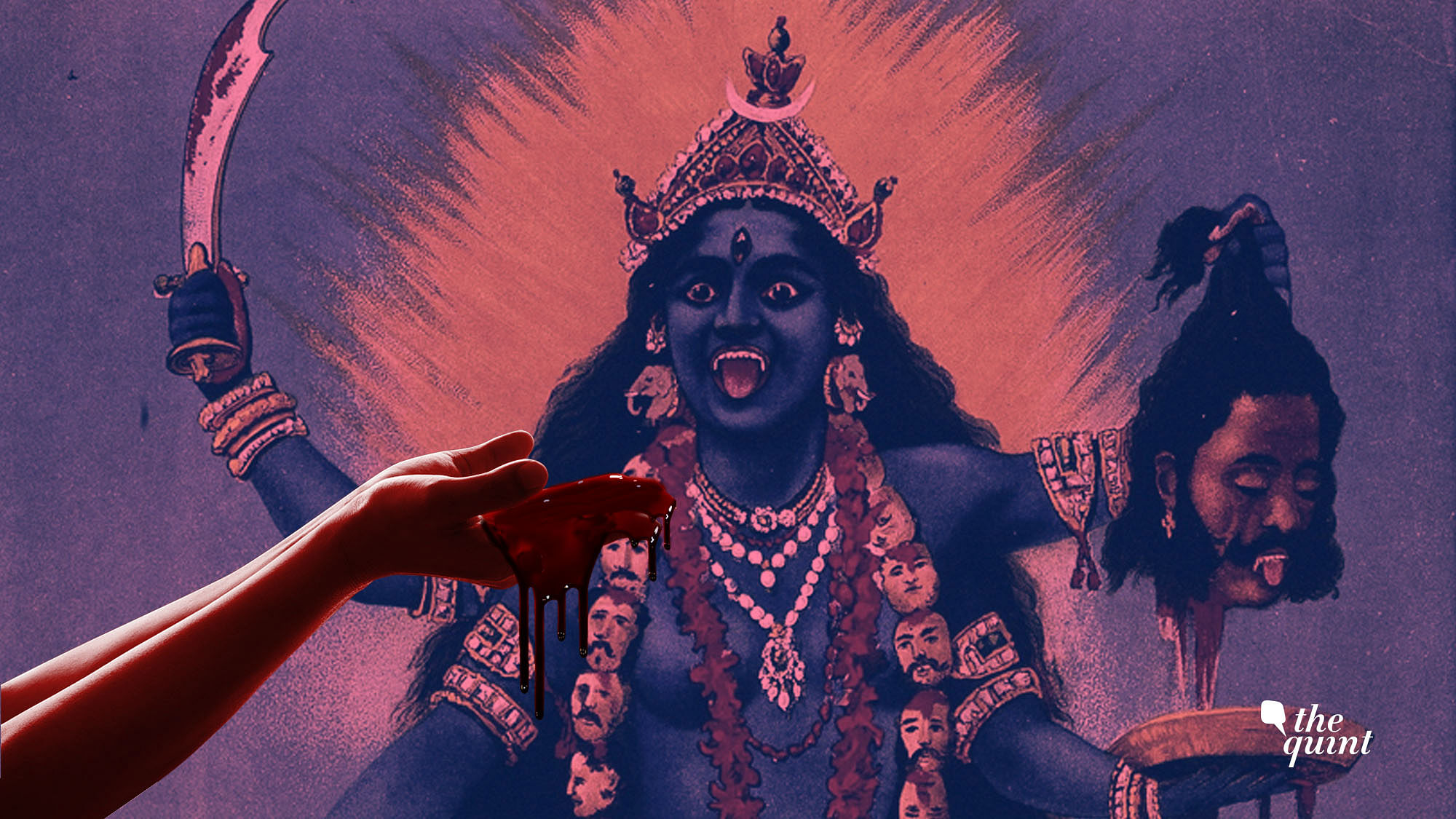 Raja Ravi Verma’s portrayal of Kali used for representational purpose.&nbsp;