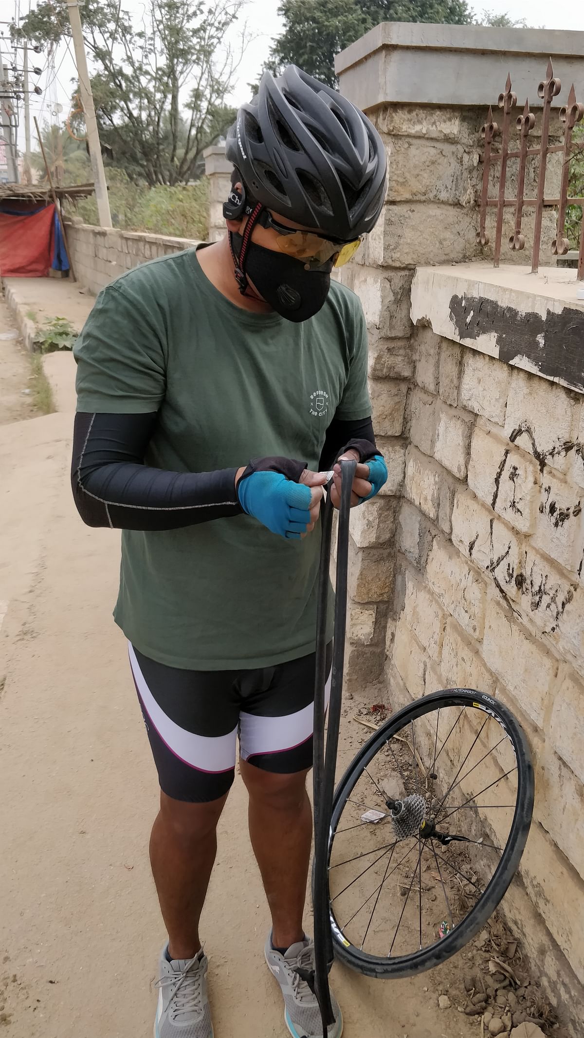“I cycle 36 kms a day, to and from work. In Bangalore traffic, it takes 45 minutes (it takes over an hour by car).”