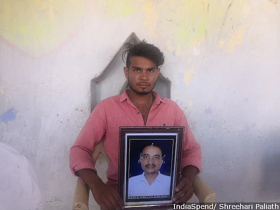 Vikas Sahu, 21, was promised a job in the police department by the politicians when his farmer father, Santosh Sahu, committed suicide in Dehri village of Kawardha. But the promise was not fulfilled, he said.