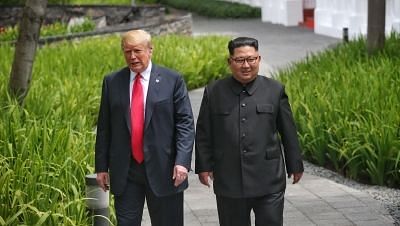 File Image of US President Donald Trump and North Korea Leader Kim Jong Un.