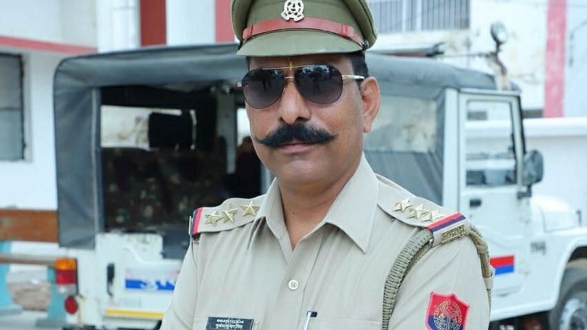 The deceased police inspector, Subodh Kumar.
