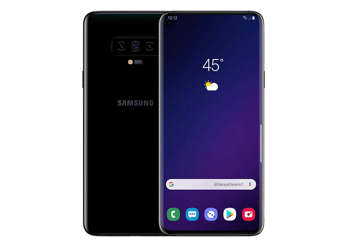 Three rear cameras 