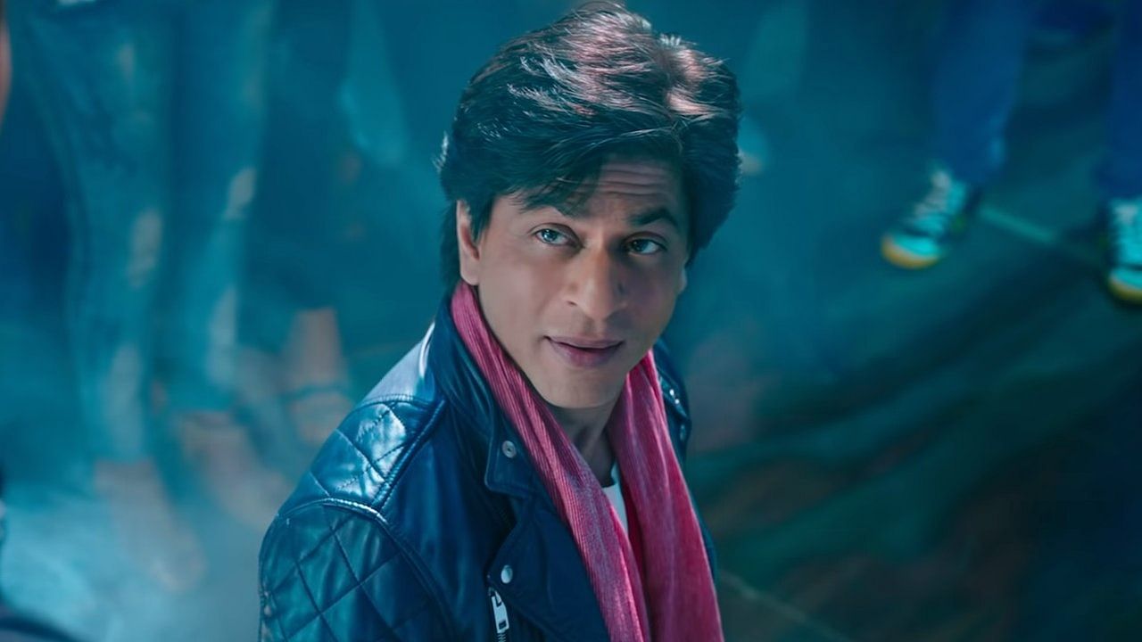 SRK in a still from <i>Zero</i>.