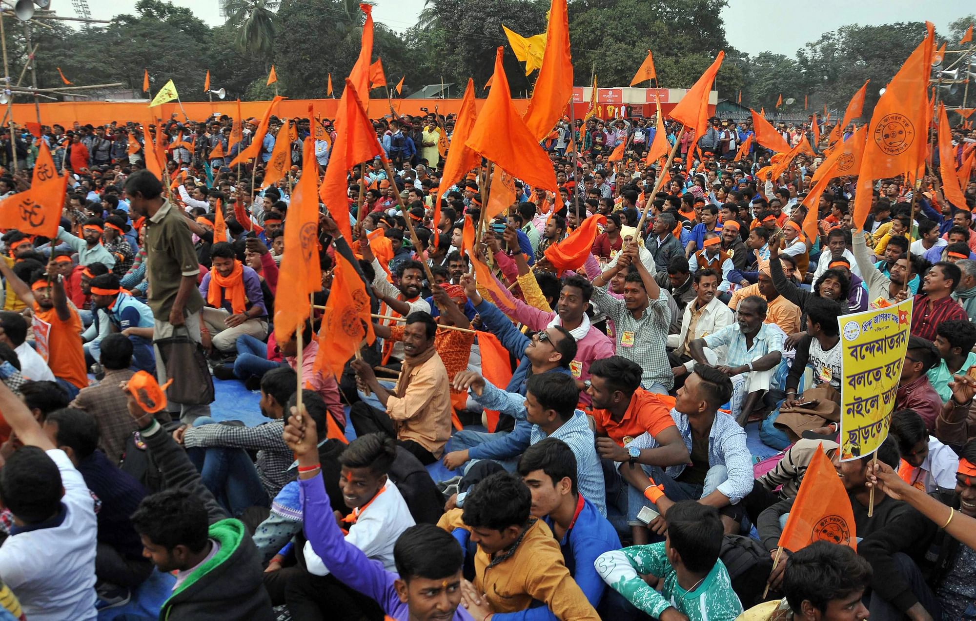 <div class="paragraphs"><p>Members of Hindu Jagran Manch during a rally. Image for representational purposes.</p></div>