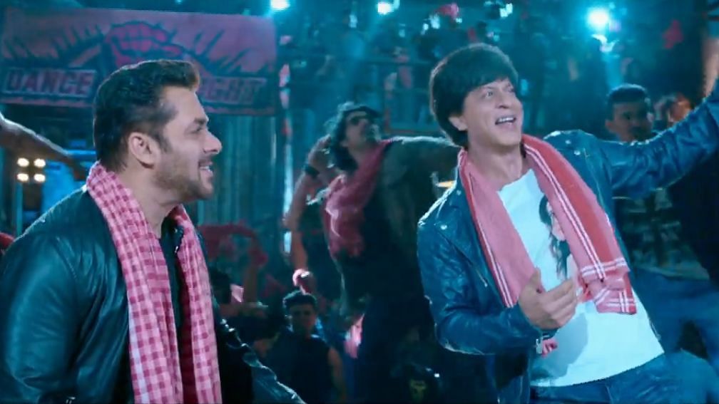 Shah Rukh Khan and Salman&nbsp; Khan in  <i>Zero</i>.&nbsp;