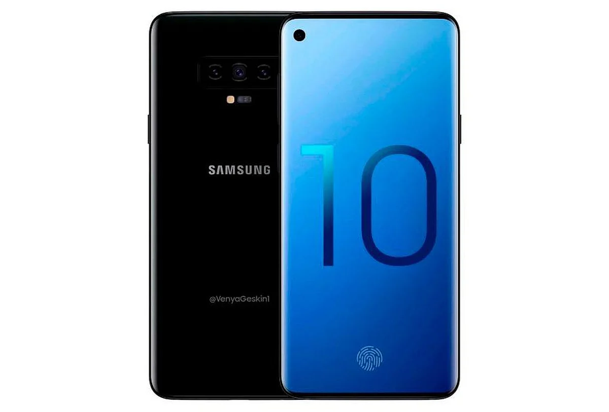 The notch takes a new shape with the Galaxy S10. 
