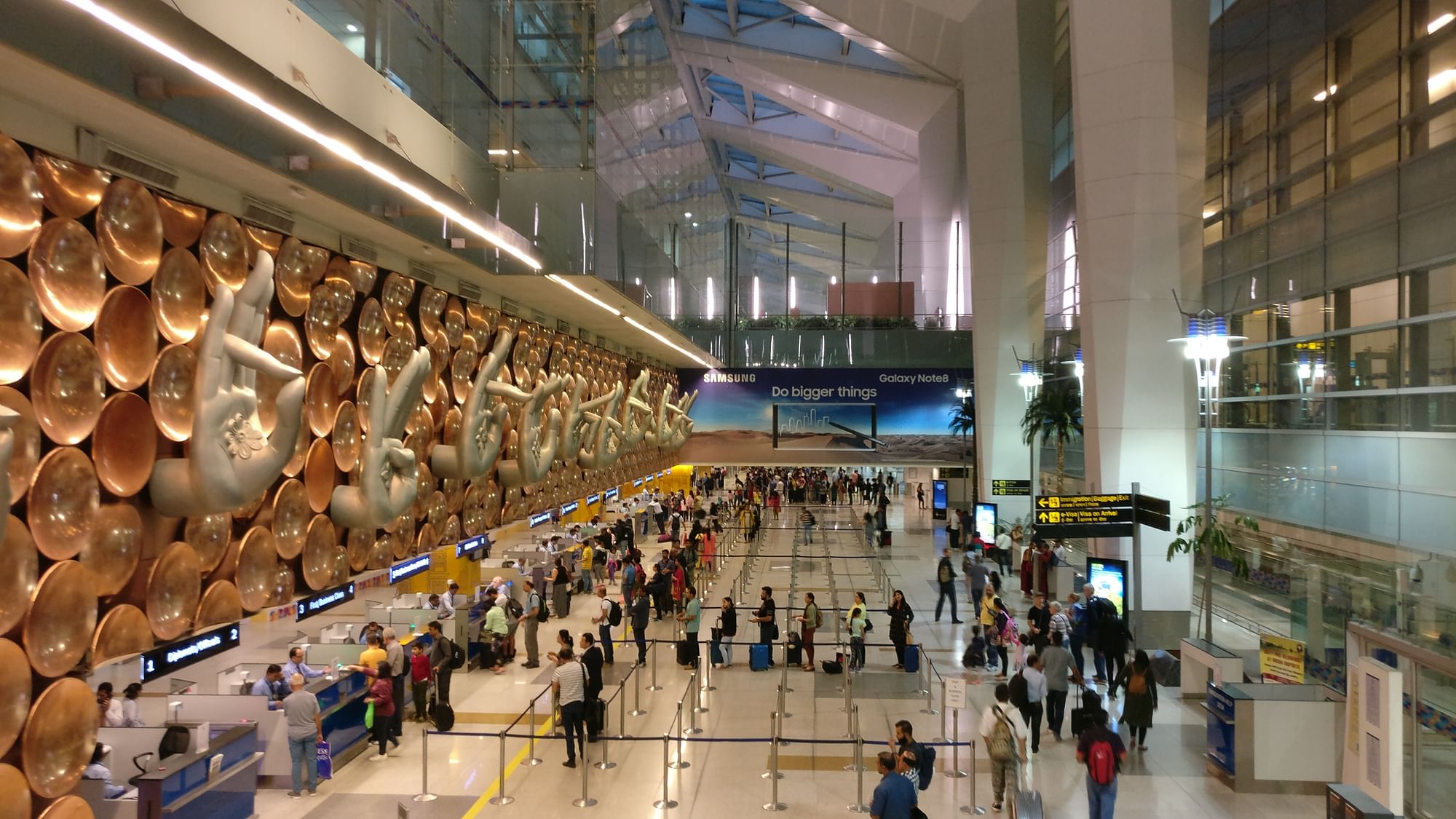 Image of Delhi’s Indira Gandhi International Airport.