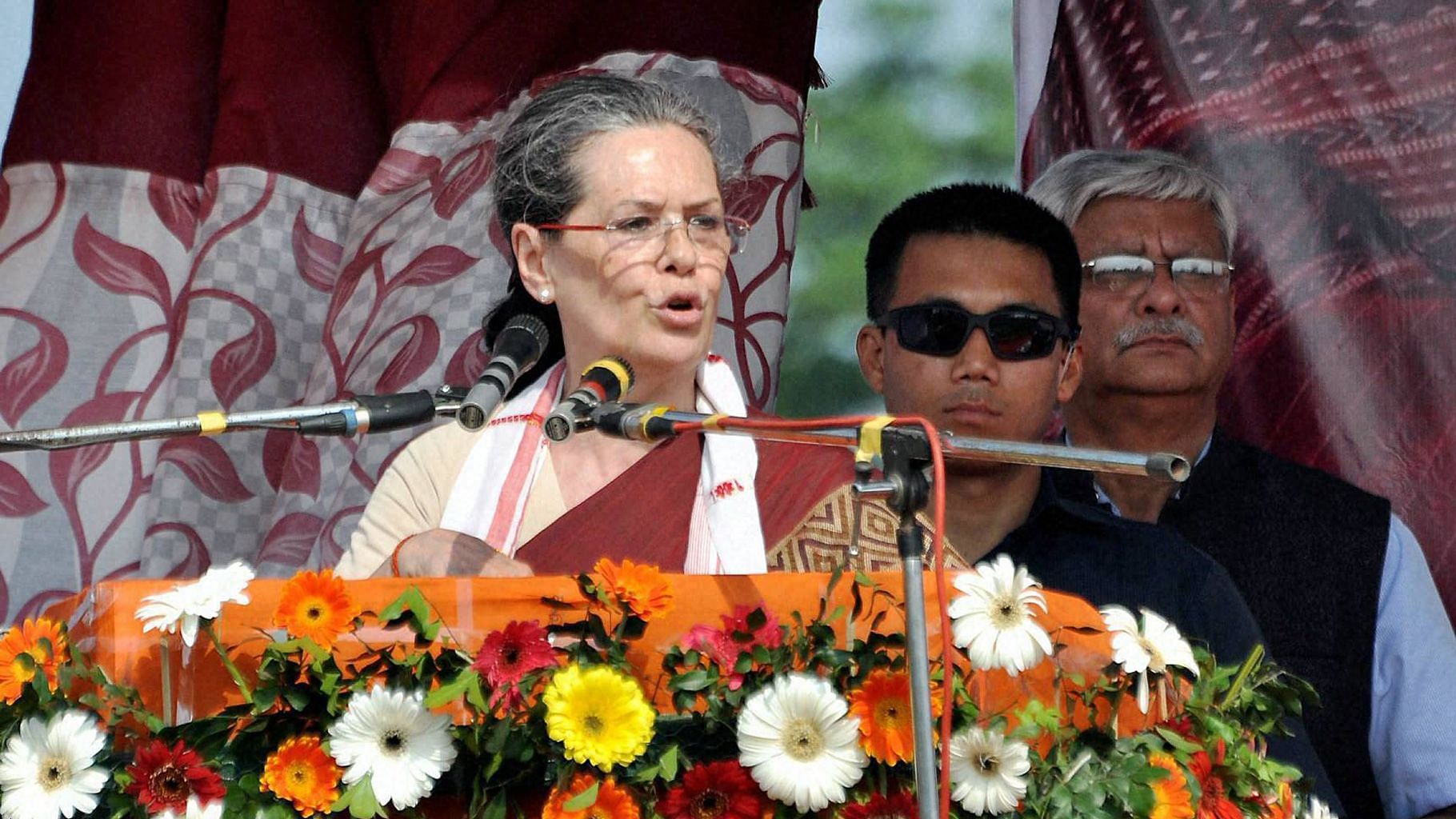 Former Congress President Sonia Gandhi.