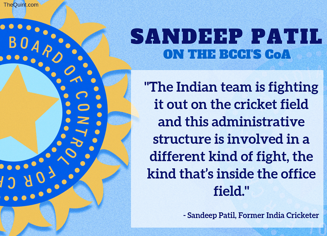 Former India cricketer Sandeep Patil writes about the divided house that is the two-member CoA.