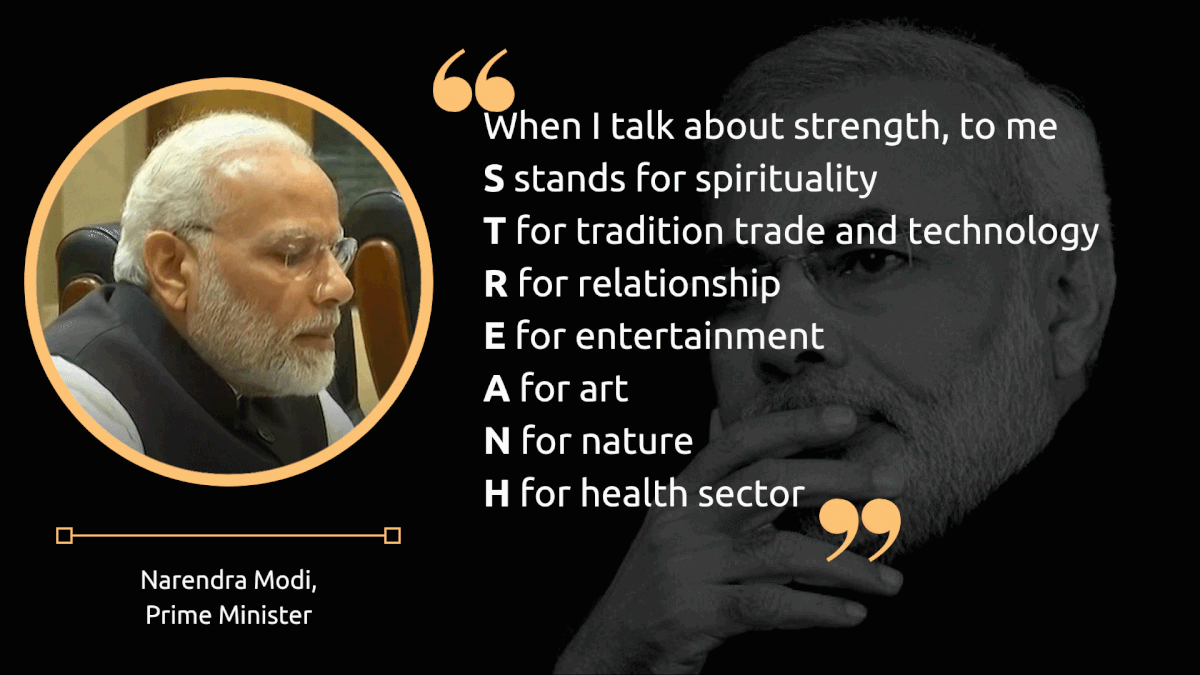 Prime Minister Narendra Modi’s oratory game has always been his strong suite, and 2018 was no different