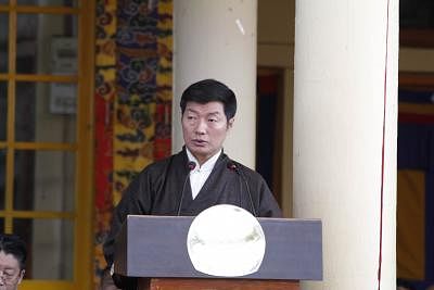 Lobsang Sangay. (Photo: IANS)