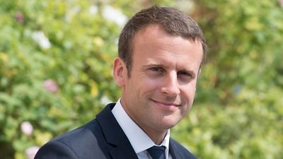 File image of French President Emmanuel Macron.&nbsp;