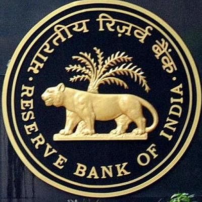 Reserve Bank of India (RBI) logo.