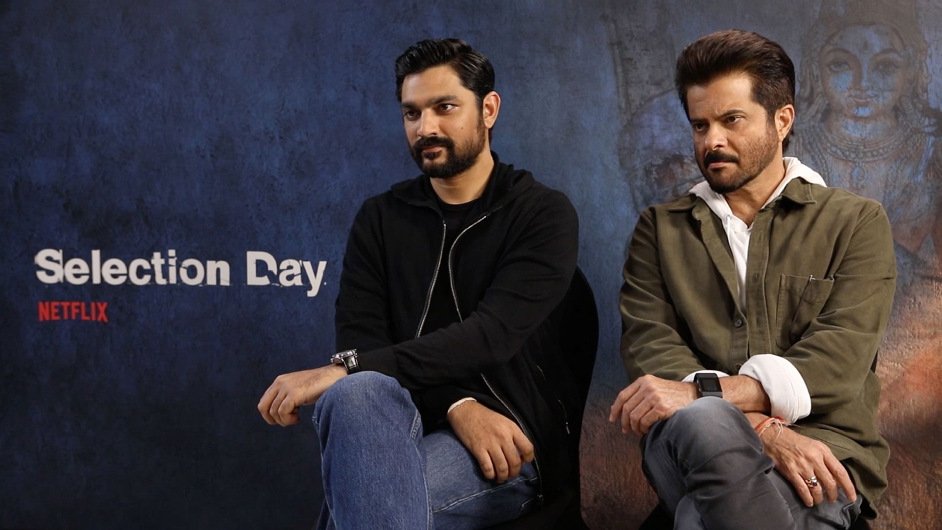 Producers of<i> Selection Day </i>Anil Kapoor and Karan Boolani.