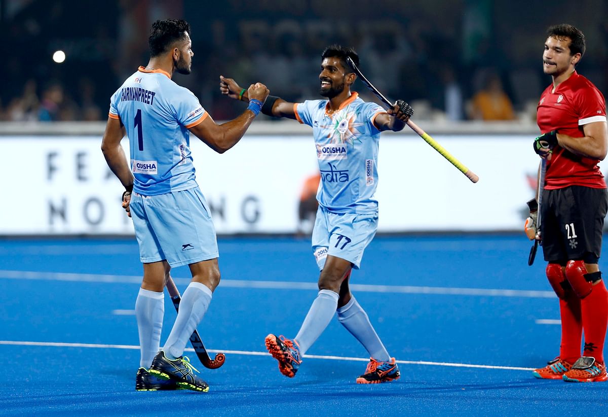India secure direct entry in the quarter-finals of the men’s hockey World Cup after defeating Canada.