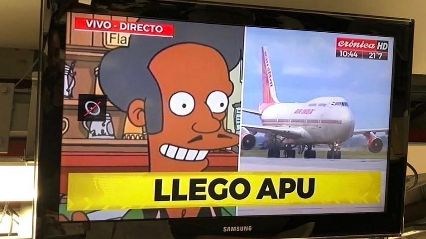 PM Modi comapred to Apu on Argentinian TV.