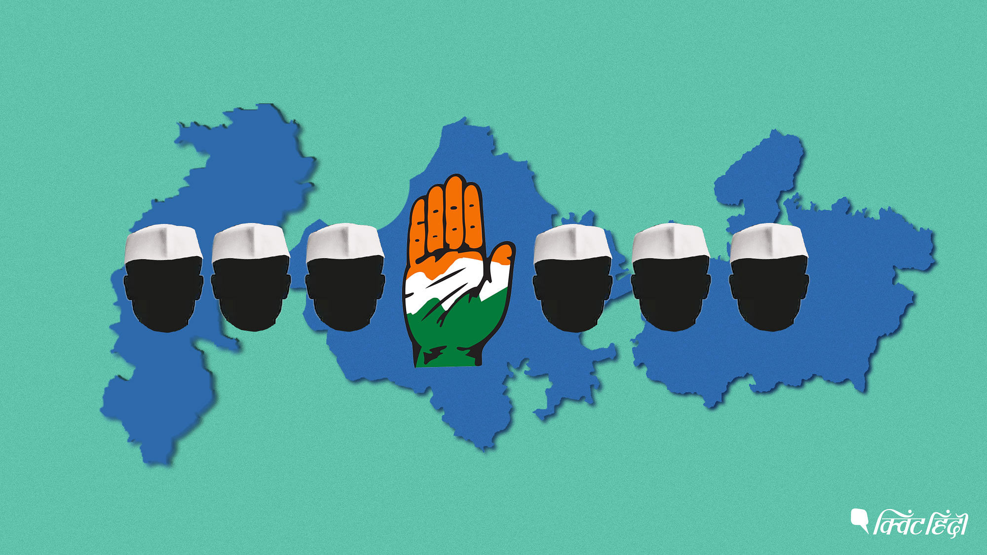 The Congress has multiple faces in Rajasthan, Madhya Pradesh and Chhattisgarh who could become chief ministers.&nbsp;