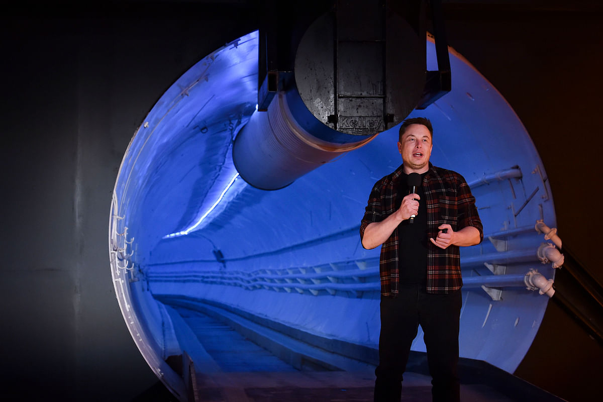 Musk said it took about $10 million to build the test tunnel.
