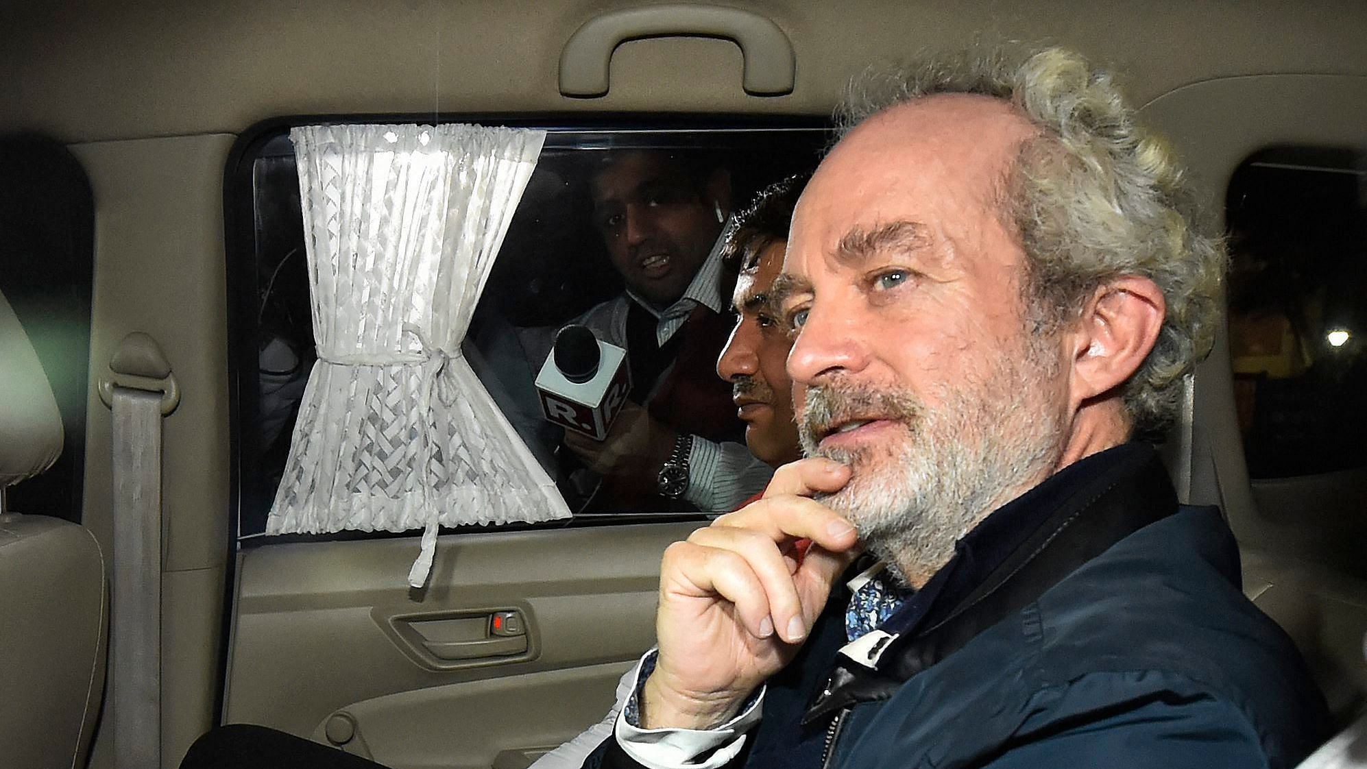 File image of alleged AugustaWestland middleman Christian Michel.