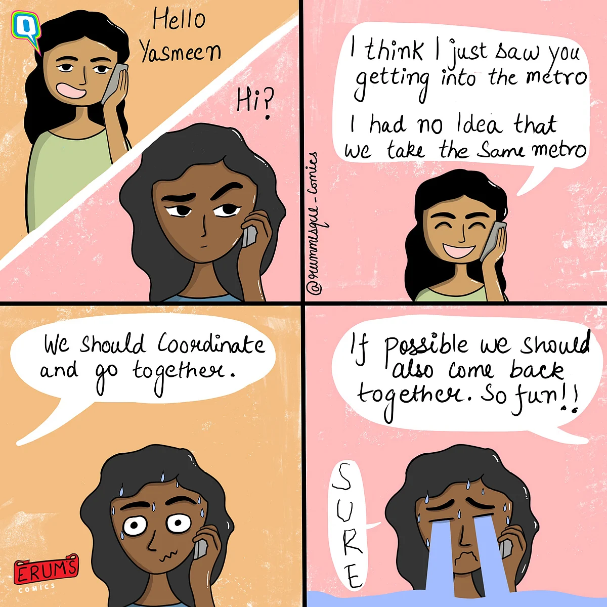Erum’s Comics: Teach Me How to Dodge Social Enthu Cutlets