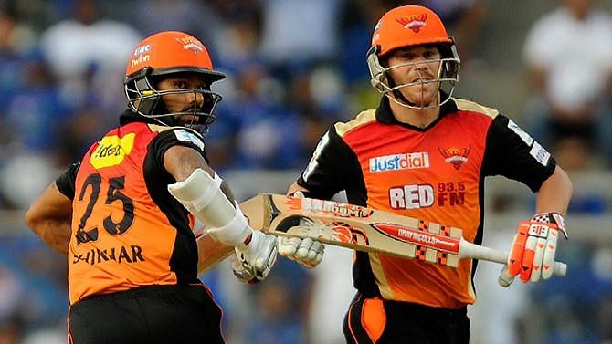 Ex-captain David Warner is back in the Sunrisers Hyderabad setup, but Shikhar Dhawan has been sold to Delhi Capitals.